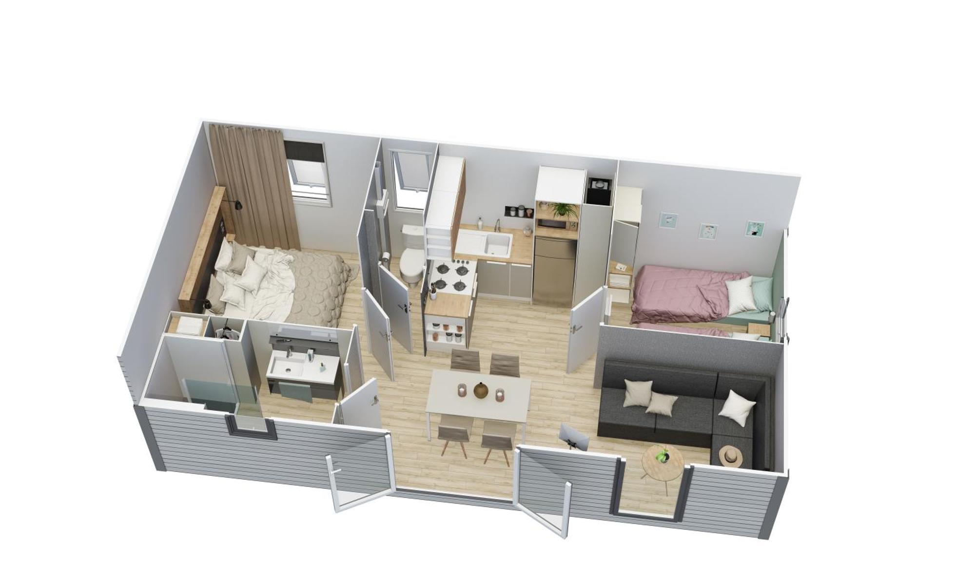 Happymobilhome Argeles-Sur-Mer -Plage A 500M- Camping 4 Etoiles Del Mar מראה חיצוני תמונה