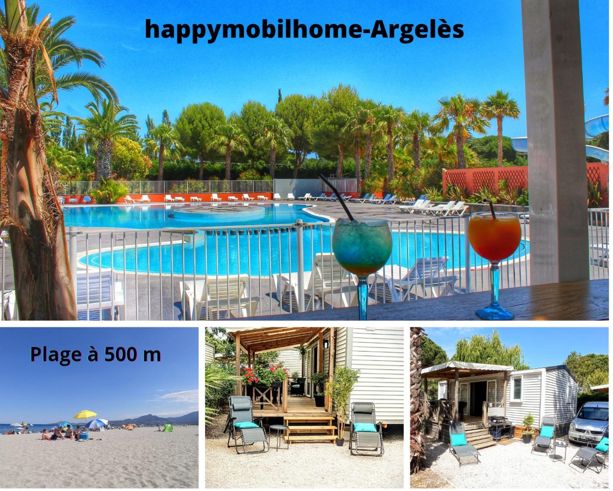 Happymobilhome Argeles-Sur-Mer -Plage A 500M- Camping 4 Etoiles Del Mar מראה חיצוני תמונה